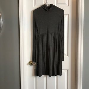 Mock Turtle-neck Dress